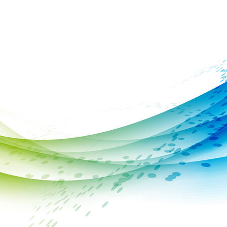 Bright abstract transparent waves background. Vector illustrationのイラスト素材