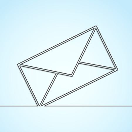 Letter icon abstract line background template. Vector illustrationのイラスト素材