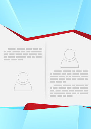 Brochure or flyer modern design template - crystal flat geometric background. Vector illustrationのイラスト素材