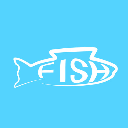 Fish design modern layout background.のイラスト素材