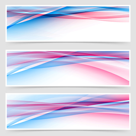 Dynamic speed line web bright header collection layout set. のイラスト素材