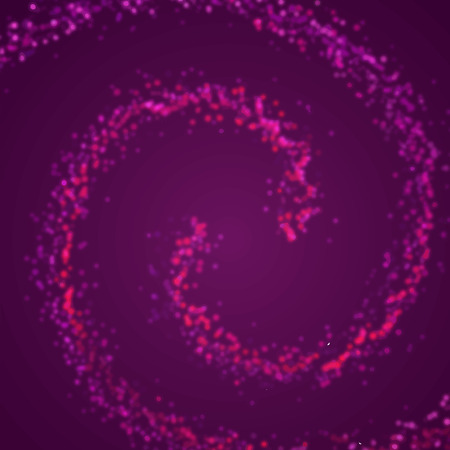 Bright red blurred christmas magic background festive layout. Vector illustrationのイラスト素材