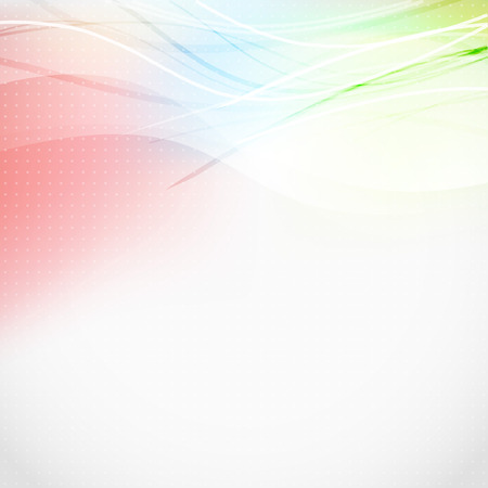 Soft light lines abstract colorful background. Vector illustrationのイラスト素材