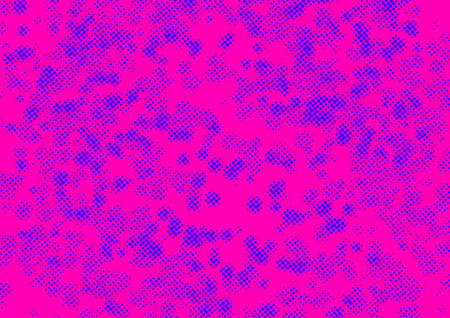 Halftone old style polka dot retro bright background layout. Vector illustrationのイラスト素材