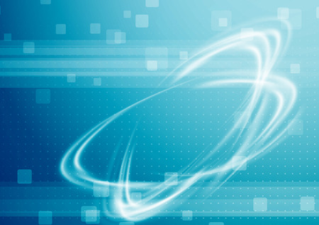 High-tech modern background with transparent power swoosh. Abstract technology futuristic science layout with energy tornado swirl. Vector illustrationのイラスト素材