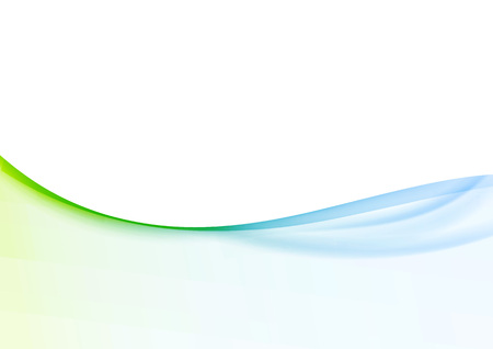 Minimalistic soft light abstract swoosh wave border layout. Vector illustrationのイラスト素材