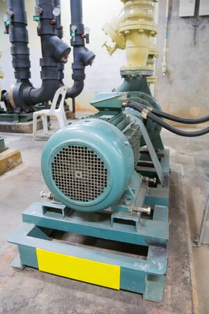 Blur,  Motor pump in the factory