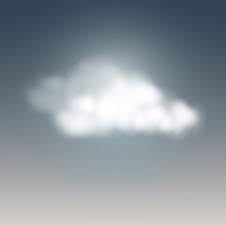 Weather icon, cloudy sky. Vector illustration.のイラスト素材