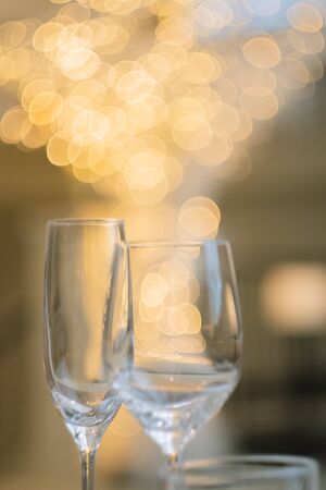 Tama bokeh wine glassの写真素材