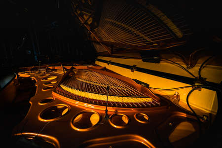 Besendorfer piano at the live venueの写真素材