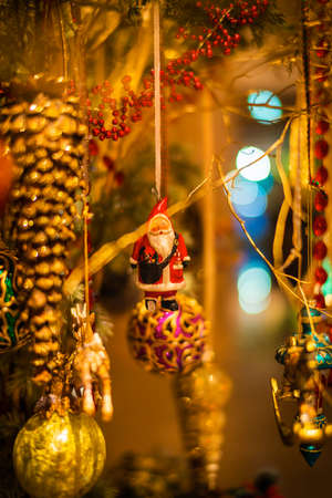 Illuminated Christmas lights around Shinjukuの写真素材