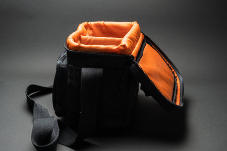 Small camera bag (shooting equipment)の写真素材