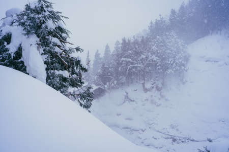 Hell Valley in The Snowy Winter