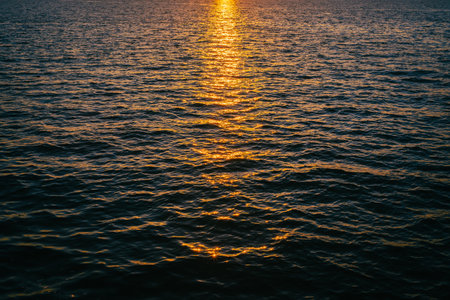 Sunset from Chiba Port Parkの写真素材