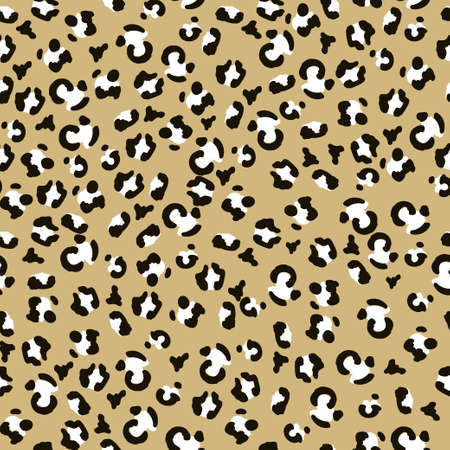 Seamless animalistic pattern. Leopard print. Simple vector illustration.Seamless animalistic pattern. Leopard print. Simple vector illustration.のイラスト素材