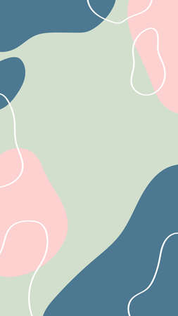 Vertical abstract backgrounds. Flat mountain landscape. Use for stories. Contemporary modern trendy vector illustrations.のイラスト素材