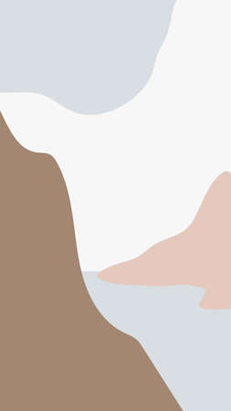Vertical abstract backgrounds. Flat mountain landscape.のイラスト素材