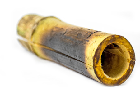 Sweet sticky rice in bambooの写真素材