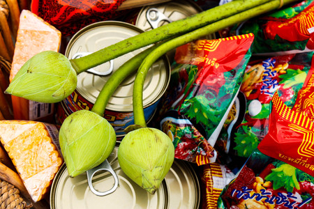  alms for monksの写真素材