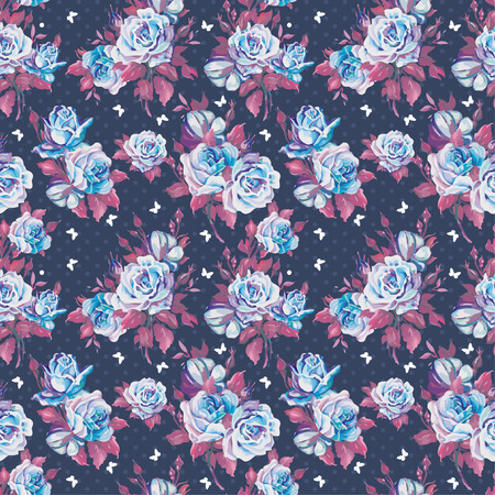 seamless floral patternの写真素材