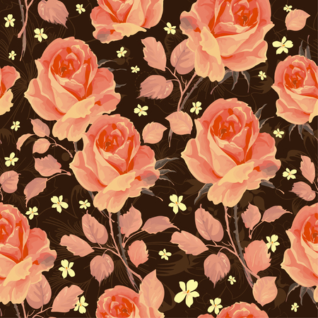 seamless floral patternの写真素材