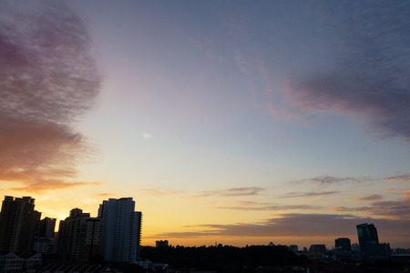Colourful  Sunrise Skyの写真素材