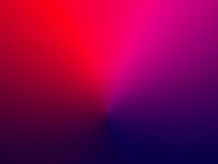 A gradient background transitioning through fiery red, deep magenta, rich purple, midnight blue with a smooth and visually appealing blendの素材
