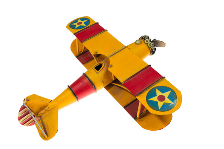 abstract airplane Handmade on white background