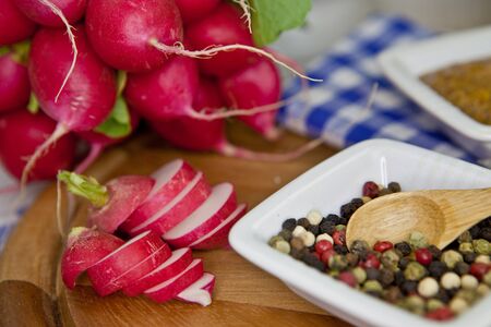 Sausages, pretzel, and beer at Oktoberfestの写真素材