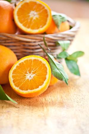 Fresh ripe oranges
