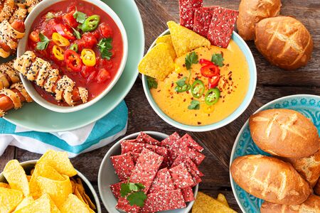 Delicious finger food for a Football viewing party