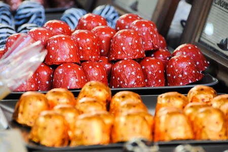 Sweet dessert in a street market in the area of The Rocks, Sydney, New South Wales, Australia.の写真素材