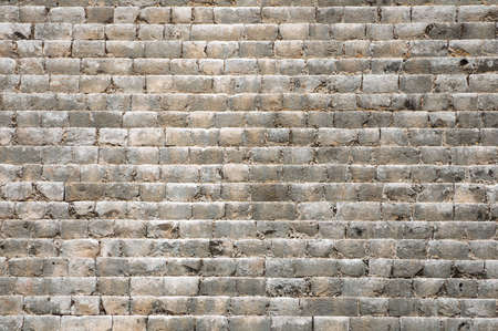 A stair made of gray stonesの写真素材