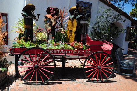 San Diego, California, USA. May 04, 2012: Colorful display of Mexican culture at Fiesta de Reyes in San Diego, California.の写真素材