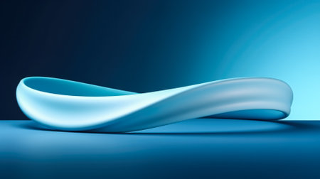 Abstract blue background. 3d rendering, 3d illustration. computer digital drawing.の素材