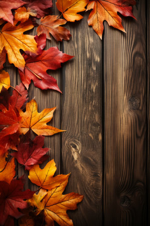 Autumn seasonal backgroundの素材