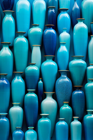Turquoise ceramic backgroundの素材