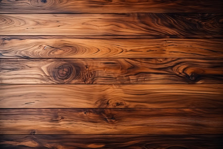 A brown wood texture serves as an abstract backgroundの素材