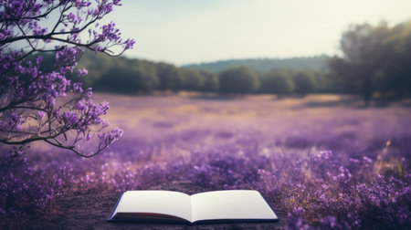 Inspirational patient journaling epilepsy journey background with empty space for textの素材