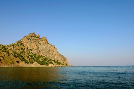 Landscape in Crimea - south Ukraineの写真素材