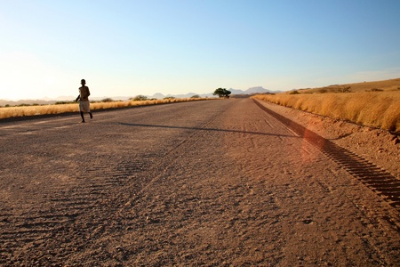 Empty Road somewhere in Namibia