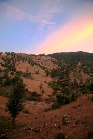 Region of Ketama - area of drug smugglers in Moroccoの写真素材