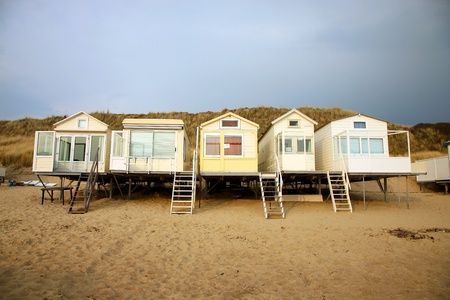 Beach house in the Netherlandのeditorial素材