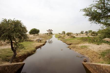 Agricultural irrigation system in Mopti, Mali