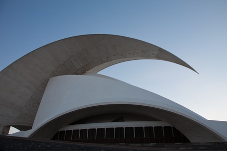 Auditorio de Tenerife close-up, Santa Cruz, Canary Islandsのeditorial素材