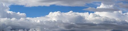 Sky with beautiful clouds panorama high resolution. Ecuadorの写真素材