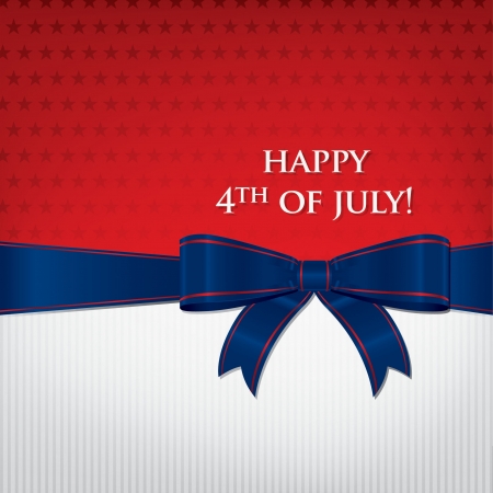 Independence Day  4th of July  cardのイラスト素材