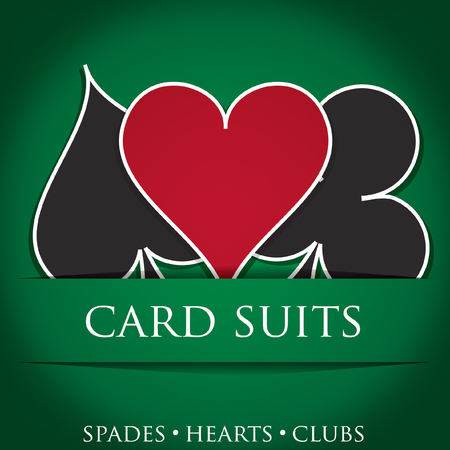 Card suit background in vector formatのイラスト素材