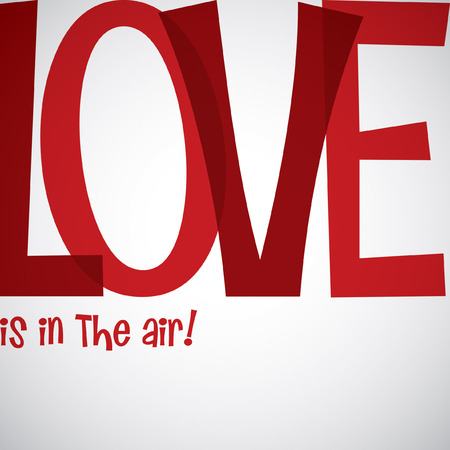 Overlay word Valentine's Day card in vector format.のイラスト素材