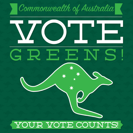 Australian Election card in vector format.のイラスト素材